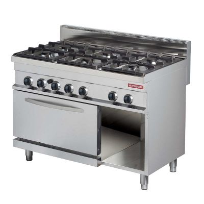 Arisco Hotmax 700 Kuzine, 6 Gözlü, 120x70x90 cm, Gazlı - 1