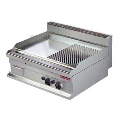 Arisco Hotmax 700 Pleyt Izgara, Krom Kaplama, 80x70x29 cm, Gazlı - 1