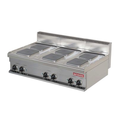 Arisco Hotmax 700 6 Gözlü Set Üstü Ocak, 120x70x29 cm, Elektrikli - 1