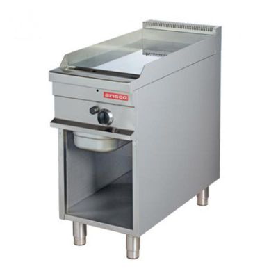 Arisco Hotmax 900 Düz Pleyt Izgara, Krom Kaplama, 42.5x90x90 cm, Gazlı - 1