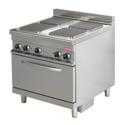 Arisco Hotmax 900 Fırın Kuzine, 4 Gözlü, 85x90x90 cm, Elektrikli - 1