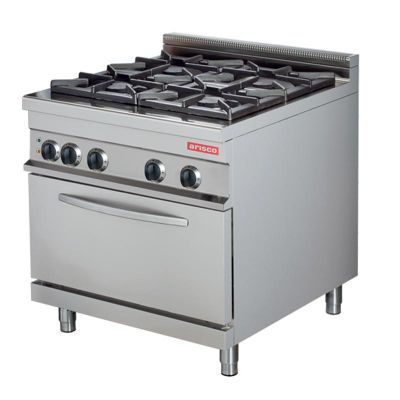 Arisco Hotmax 900 Kuzine, Elektrikli Fırın, 4'lü, 85x90x90 cm, Gazlı - 1