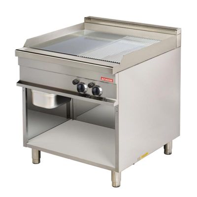 Arisco Hotmax 900 Pleyt Izgara, Krom Kaplama, 85x90x90 cm, Gazlı - 1