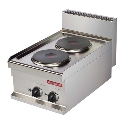 Arisco Hotmax ER711 700 Set Üstü 2 Gözlü Ocak 40x70x29 cm, Elektrikli - 1