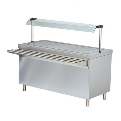 Arisco Nötr Servis Ünitesi, 180x70x85 cm, Sıcak Dolaplı - 2
