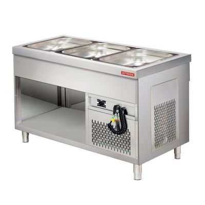 Arisco Soğuk Servis Ünitesi, 3/1 GN, 115x70x85 cm, Açık Dolaplı - 1