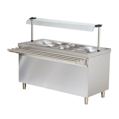 Arisco Soğuk Servis Ünitesi, 4/1 GN, 147x70x85 cm, Soğuk Dolaplı - 2