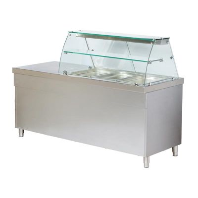 Arisco Soğutmalı Saladbar, 3/1 GN Kapasiteli, Açık Dolaplı, Boşluklu - 1