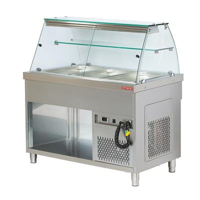 Arisco Soğutmalı Saladbar, 3/1 GN Kapasiteli, Açık Dolaplı - 2