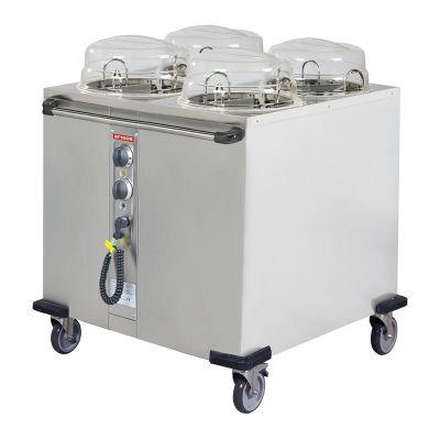 Arisco Tabak Otomat Arabası, Isıtmalı, 200 Tabak Kapasiteli, Elektrikli - 1