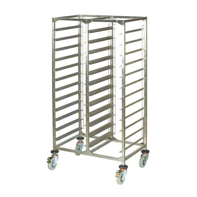 Arisco Tepsi Toplama Arabası, 24 Tepsi Kapasiteli, 85x55x165 cm - 1