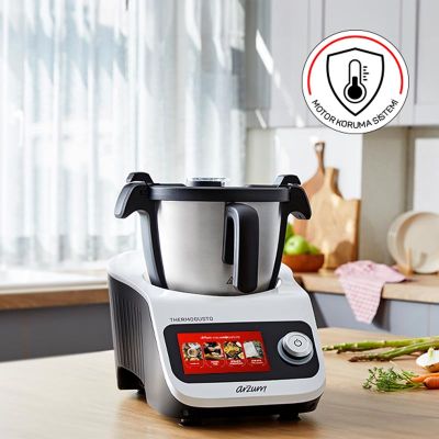 Arzum AR1181 Thermogusto Çok Fonksiyonlu Akıllı Mutfak Robotu, Beyaz - 17