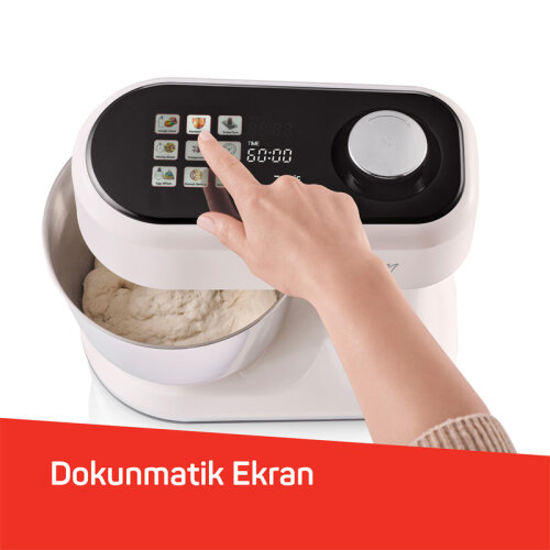 Arzum AR1190-3300 Gastroart Mutfak Şefi Stand Mikser, 5 L, Krem - 4