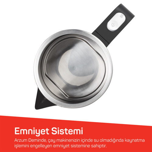 Arzum AR3129 Deminde Çay Makinesi, Inox - 7