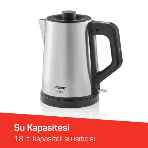 Arzum AR3129 Deminde Çay Makinesi, Inox - 4
