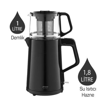 Arzum AR3134 Dreamtea Çay Makinesi, Siyah - 2