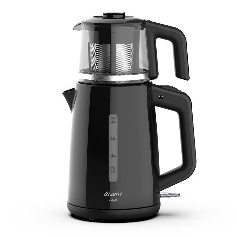 Arzum AR3151-01 Jollie Çay Makinesi, Siyah - Arzum
