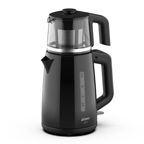 Arzum AR3151-01 Jollie Çay Makinesi, Siyah - Arzum