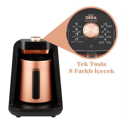 Arzum OK0020 Okka Rich Spin Pro Türk Kahvesi Makinesi, Bakır - Arzum