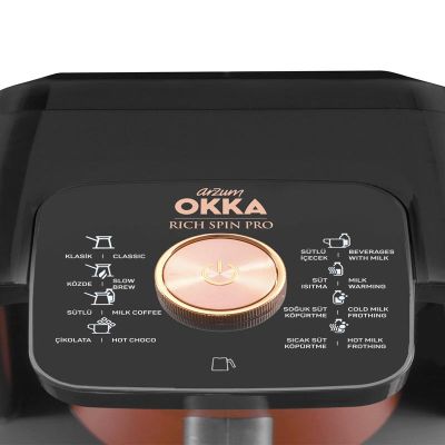 Arzum OK0020 Okka Rich Spin Pro Türk Kahvesi Makinesi, Bakır - 5