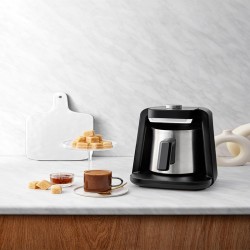 Arzum OK0020 ماكينة تحضير القهوة التركية ريتش سبين برو من أوكا، كروم - 11