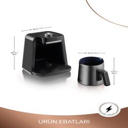 Arzum OK0020 Okka Rich Spin Pro Turkish Coffee Machine, Chrome - 4