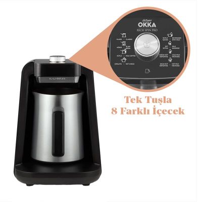 Arzum OK0020 Турецкая кофемашина Okka Rich Spin Pro, хром - Arzum