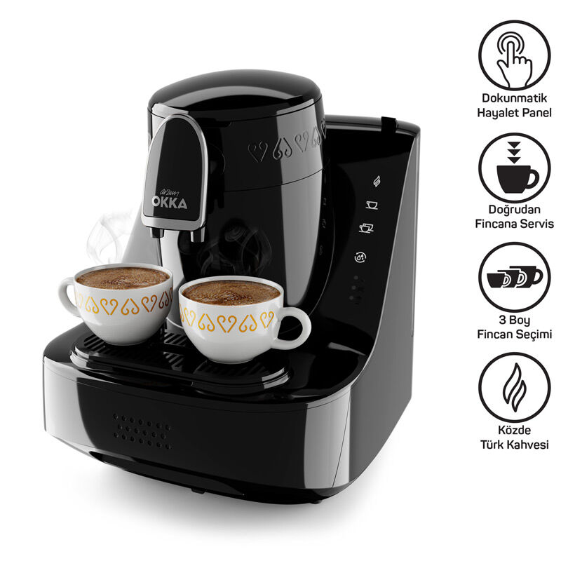Arzum OK0040-20 Okka Elite Turkish Coffee Machine, Chrome - Arzum