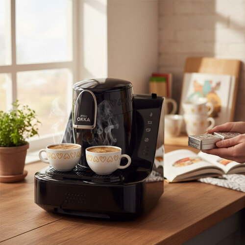 Arzum OK0040-20 Okka Elite Turkish Coffee Machine, Chrome - Arzum (1)