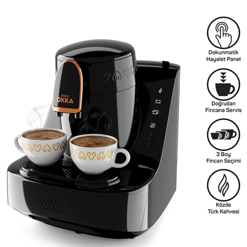 Arzum OK0040-26 Okka Elite Turkish Coffee Machine, Copper - Arzum