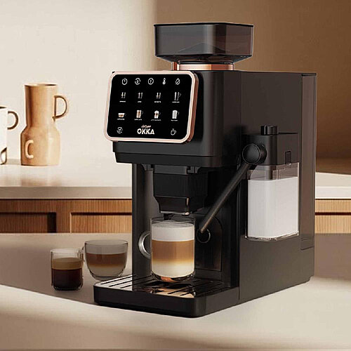 Arzum OK0042 Okka Barista Pro Tam Otomatik Espresso Kahve Makinesi, Siyah Bakır - Arzum (1)