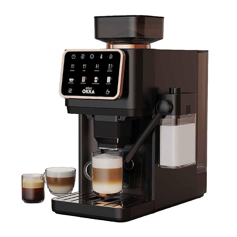 Arzum OK0042 Okka Barista Pro Tam Otomatik Espresso Kahve Makinesi, Siyah Bakır - Arzum