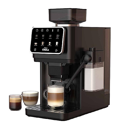 Arzum OK0042 Okka Barista Pro Tam Otomatik Espresso Kahve Makinesi, Siyah Krom - 1