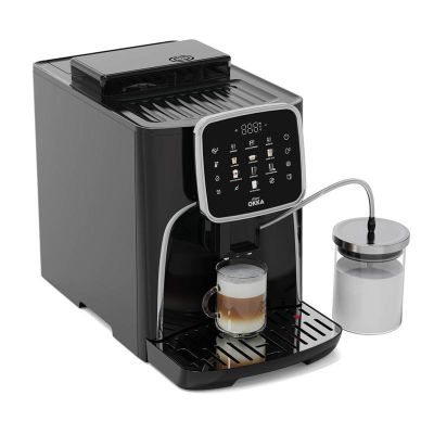 Arzum Okka Espresso Pro M Tam Otomatik Espresso Kahve Makinesi, Siyah Krom - Arzum