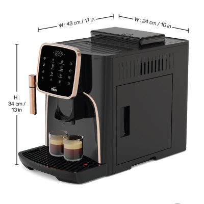 Arzum Okka Espresso Pro Tam Otomatik Espresso Kahve Makinesi, Siyah Bakır - 5