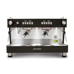 Ascaso Barista T Plus Espresso Coffee Machine, 2 Groups, Black 