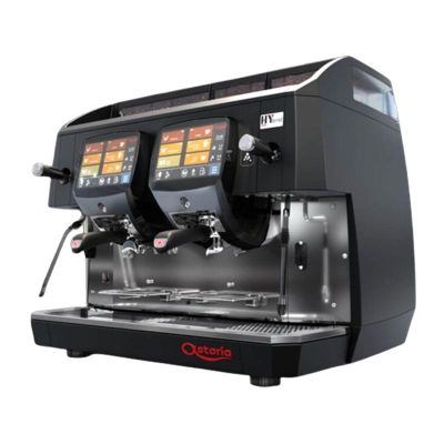 Astoria HYbrid Tam Otomatik Espresso Kahve Makinesi, 2 Gruplu, Siyah - 1