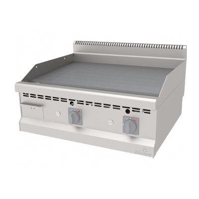 Atalay AGI-870CR 700 Seri Düz Pleyt Izgara, 80x70 cm, Krom Yüzeyli, LPG'li - 1