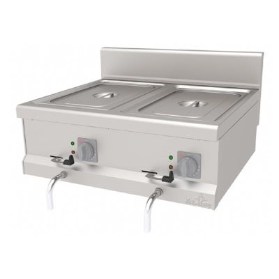 Atalay ASB-870 700 Seri Çift Hazneli Sos Bain-Marie, Elektrikli - 1