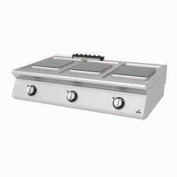 Atalay AEO-1273-1K-HOTSTAR 730 Seri Hot Star 3 Gözlü Kare Ocak, Elektrikli - Atalay