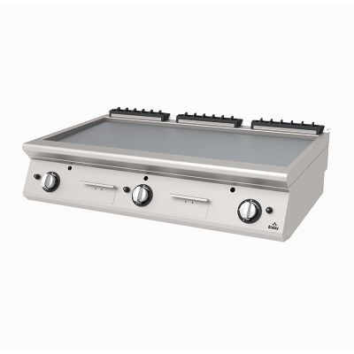 Atalay AGI-1273 730 Seri Set Üstü Düz Pleyt Izgara, 120x73x30 cm, LPG'li - 1