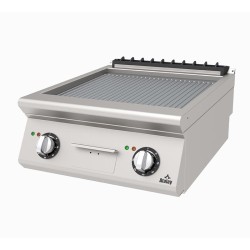 Atalay AEI-673-N 730 Seri Set Üstü Nervürlü Pleyt Izgara, 60x73x30 cm, Elektrikli - Atalay