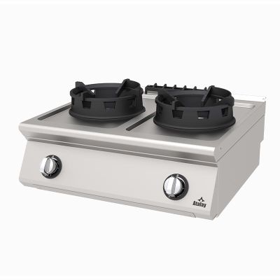 Atalay AWO-873 730 Seri Wok Ocak, 80x73x30 cm, LPG'li - 1