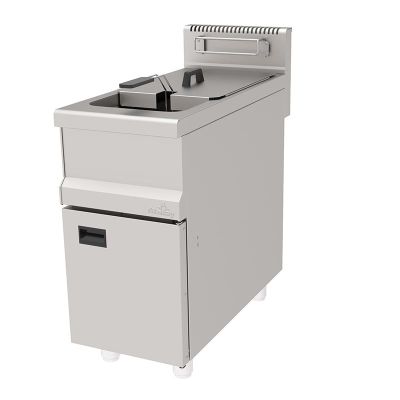 Atalay AGF-490 900 Seri Dolaplı Tek Hazneli Fritöz, 30 L, LPG'li - 1