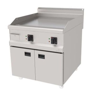 Atalay AEI-890CR 900 Seri Düz Pleyt Izgara, 80x90 cm, Krom Yüzeyli, Elektrikli - 1
