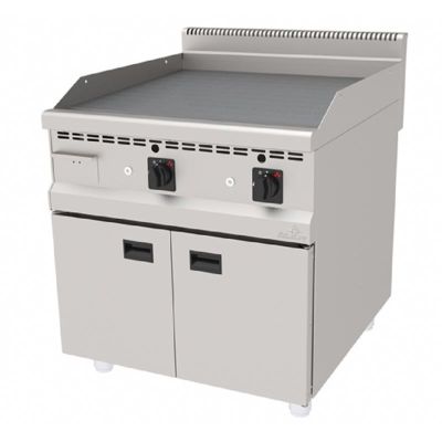 Atalay AGI-890CR 900 Seri Düz Pleyt Izgara, 80x90 cm, Krom Yüzeyli, LPG'li - 1