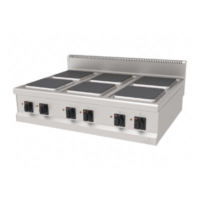 Atalay AEO-1290S 900 Seri Set Üstü 6 Gözlü Ocak, Elektrikli - 1