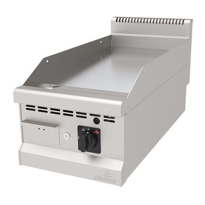 Atalay AGI-490SCR 900 Seri Setüstü Düz Pleyt Izgara, 40x90 cm, Krom Yüzeyli, Doğalgazlı - 1