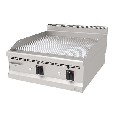 Atalay AGI-890NSCR 900 Seri Setüstü Nervürlü Pleyt Izgara, 80x90 cm, Krom Yüzeyli, Doğalgazlı - 1