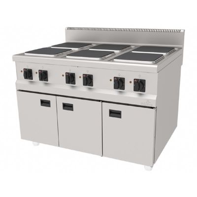 Atalay AEO-1290 900 Seri Dolaplı 6 Gözlü Ocak, Elektrikli - 1